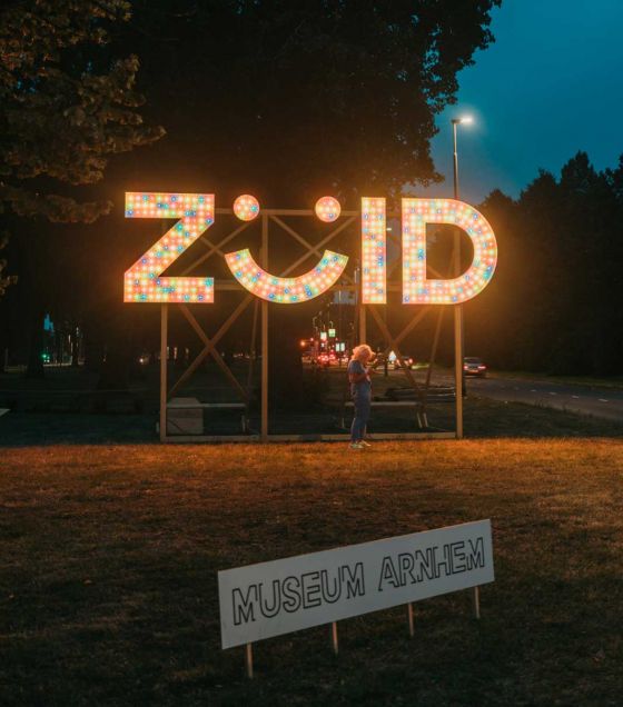 ZUID (south) as part of Woordenfeest by Dana Dijkgraaf and Erik Stehmann